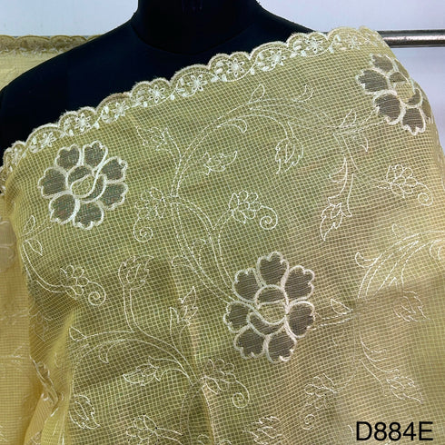 Embroidered Kota Cotton Dupatta-D884