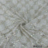 Dyeable Thread Embroidered Sequins Georgette Fabric - KA533
