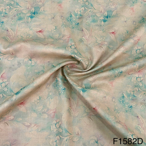 Printed Linen fabric-F1582