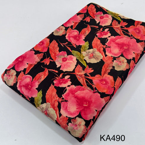 Printed Velvet Fabric-KA490