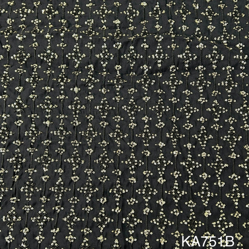 Thread Sequins Modal Silk Fabric KA751