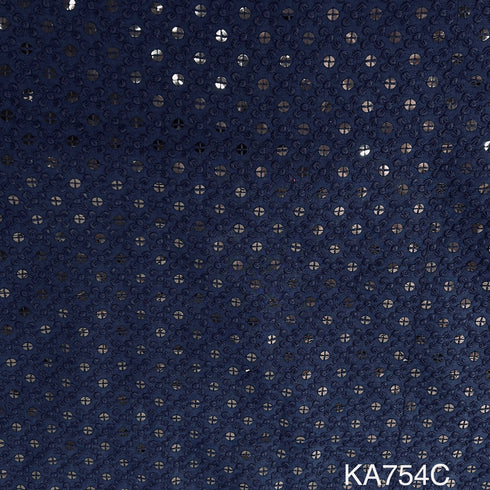 Chikankari Rayon Fabric-KA754