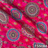 Positional Print Zari Sequins Embroidered Crepe Fabric - F5508