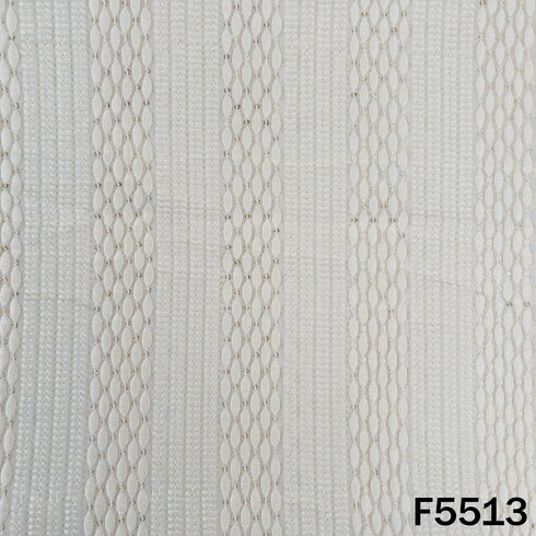 Dyeable Thread Sequins Embroidered Georgette Fabric - F5513