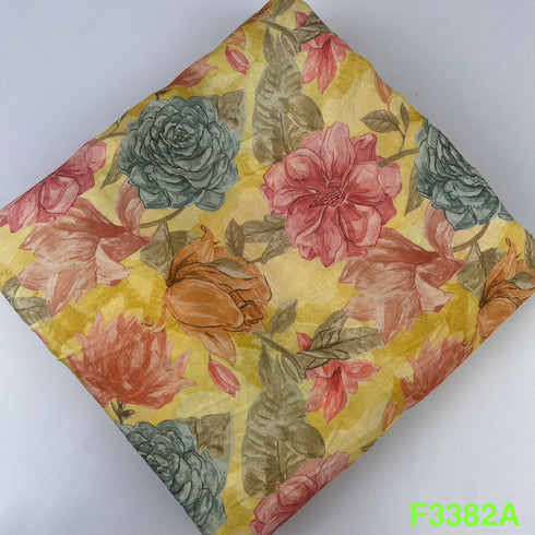 Printed Muslin Fabric-F3382