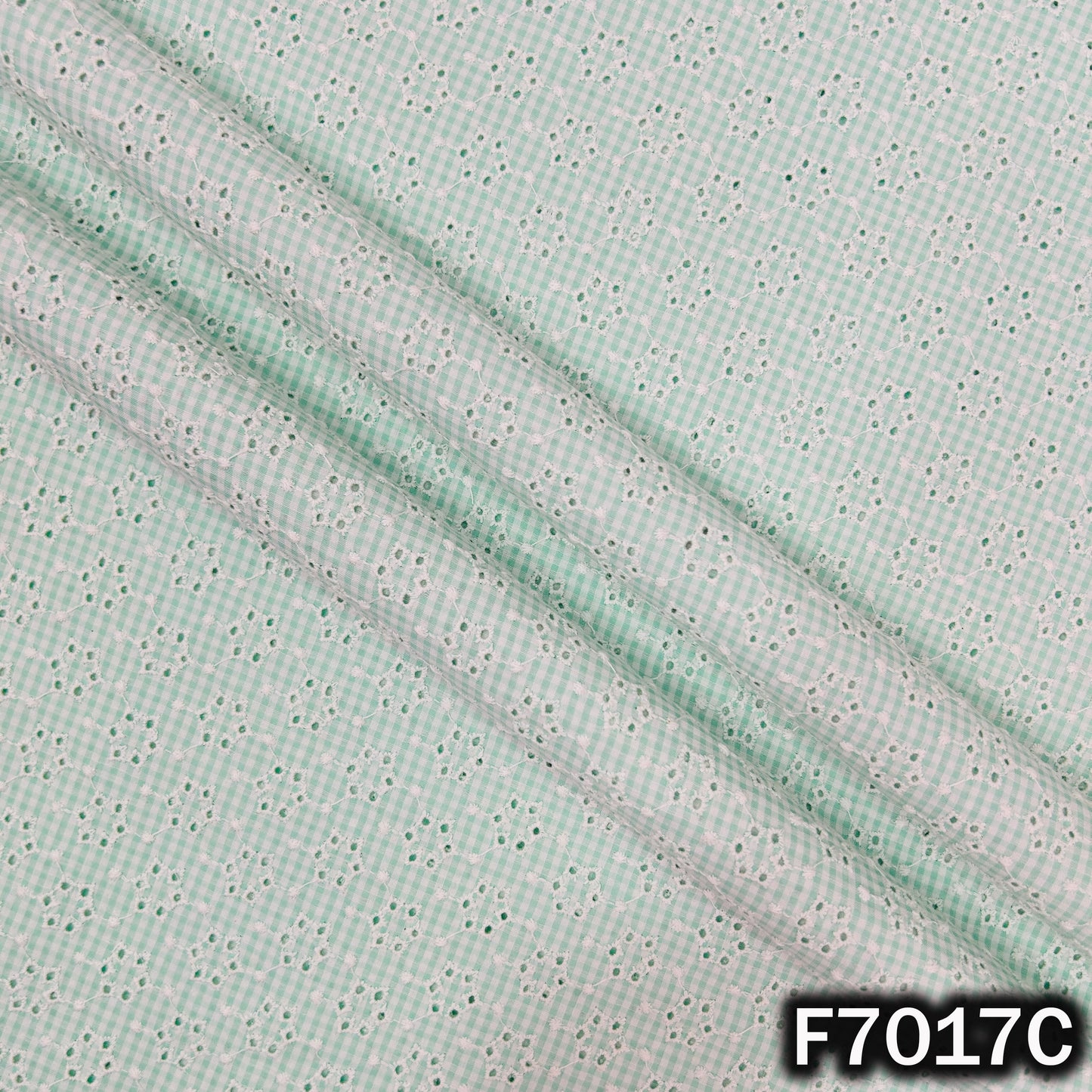 Check Hakoba Cotton Fabric - F7017
