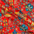 Digital Print Zari Sequins Embroidered Crepe Fabric - F5520