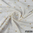 Zari Work Chinnon Chiffon Fabric - F5539