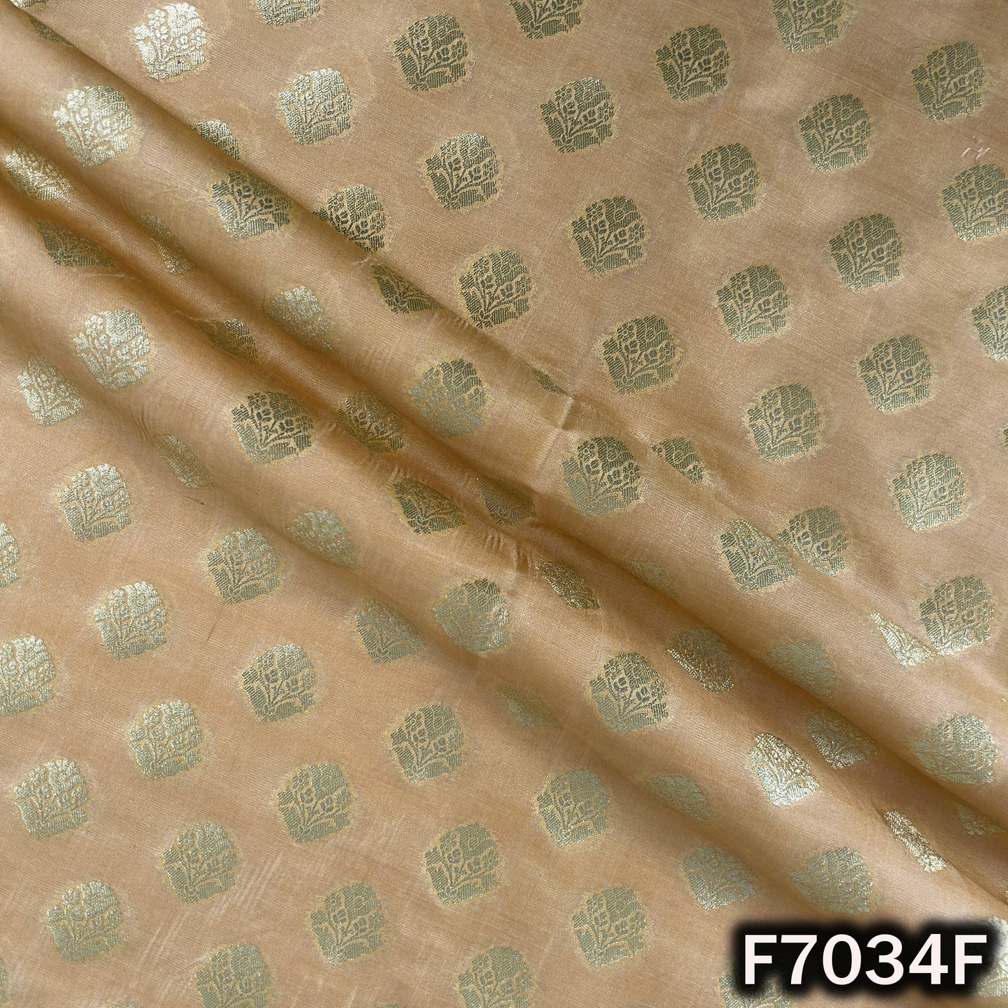 Banarasi Brocade Silk Fabric - F7034