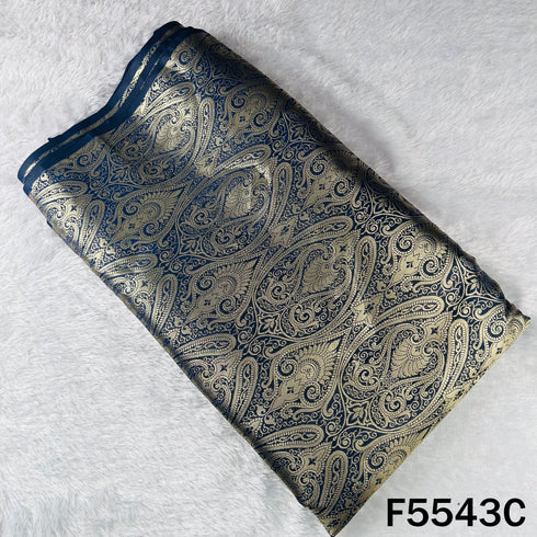 Zari Work Brocade Silk Fabric - F5543