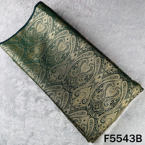 Zari Work Brocade Silk Fabric - F5543