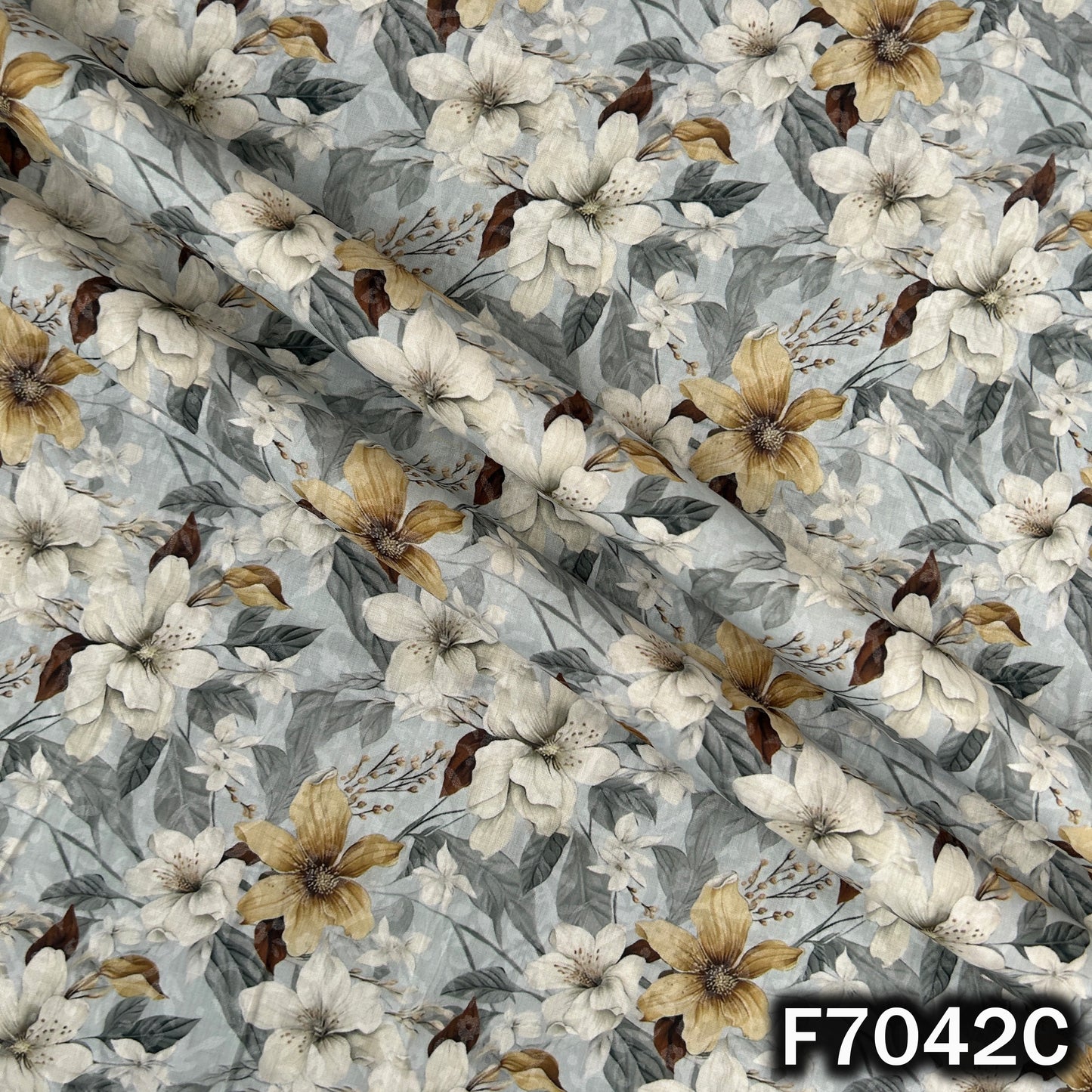 Printed Lizzy Bizzy Fabric - F7042