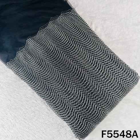 Cut Dana Embroidered Net Fabric - F5548