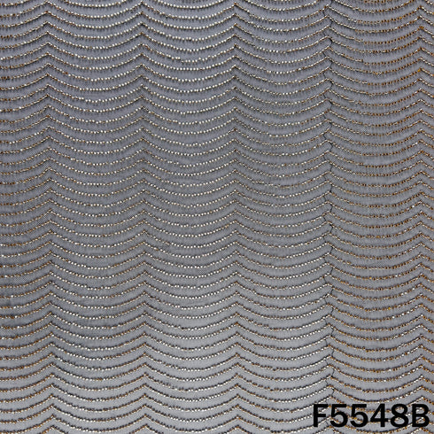 Cut Dana Embroidered Net Fabric - F5548