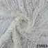 Cut Dana Sequins Pearl Embroidered Net Fabric - F5553