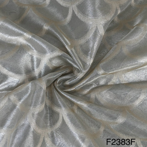 Zari Tissue Organza Fabric-F2383