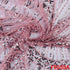 Cut Dana Sequins Pearl Embroidered Net Fabric - F5555