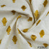 Thread Embroidered Cotton Silk Fabric-F3392
