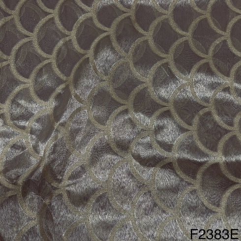 Zari Tissue Organza Fabric-F2383