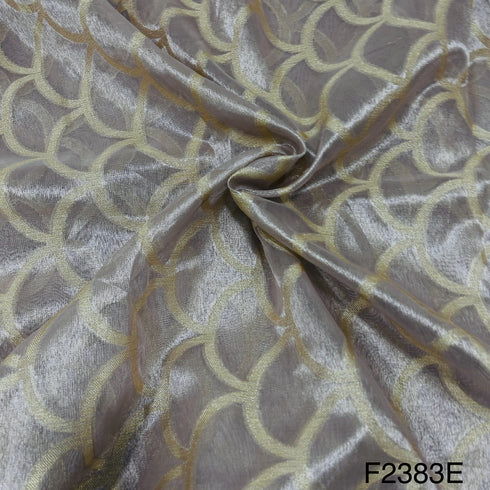 Zari Tissue Organza Fabric-F2383