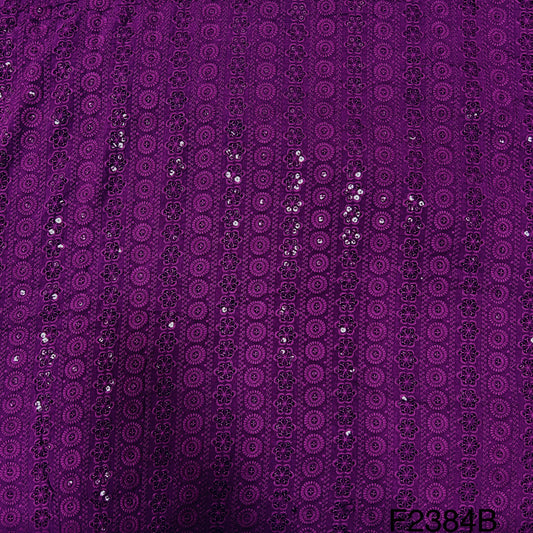 Chikankari Rayon Fabric-F2384