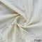 Cut Work Thread Embroidered Cotton Fabric-F3397