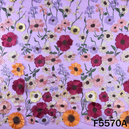 Applique Work Net Fabric - F5570
