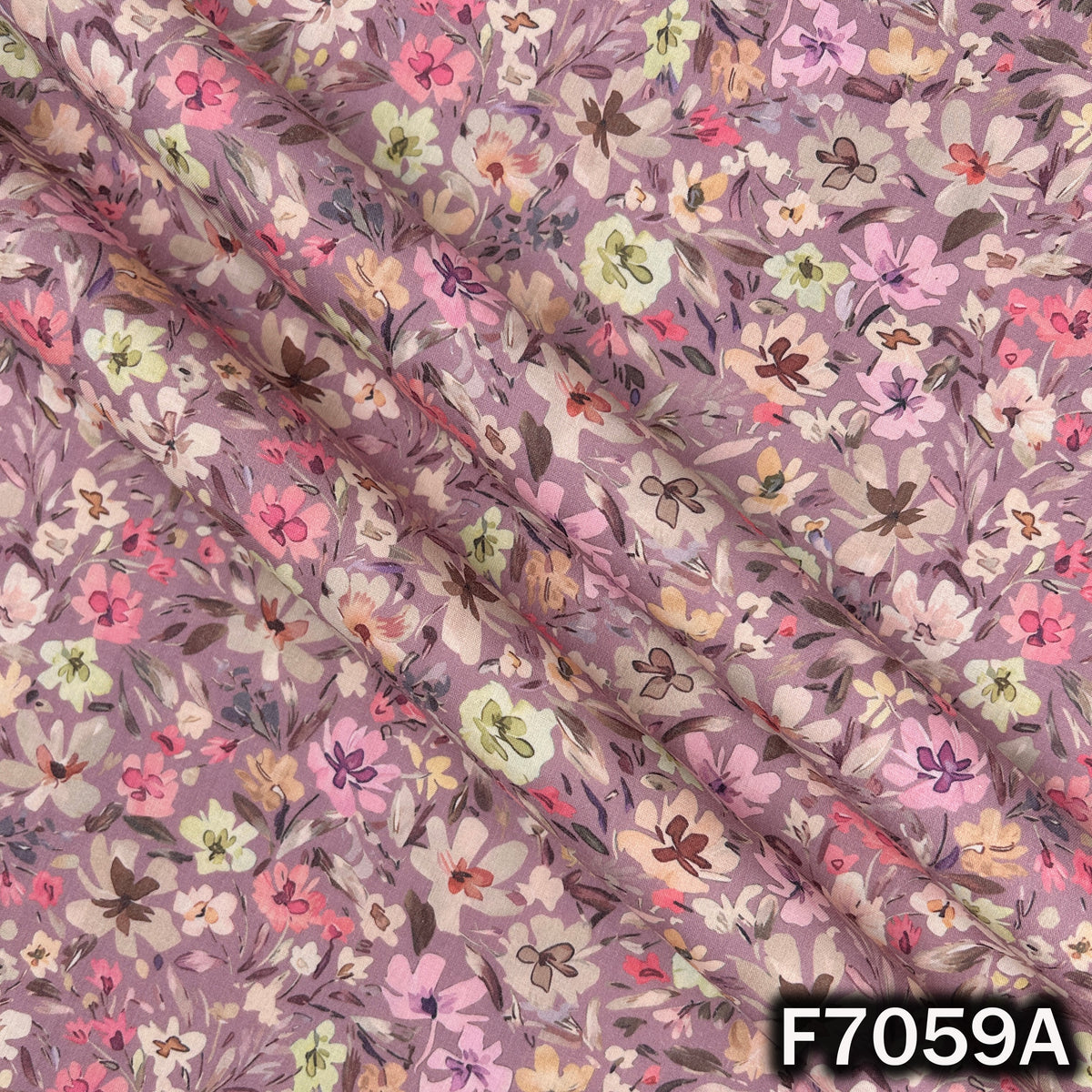 Printed Lizzy Bizzy Cotton Fabric - F7059