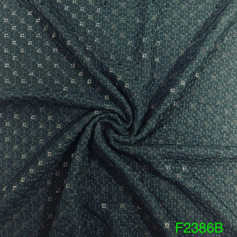 Chikankari Rayon Fabric-F2386