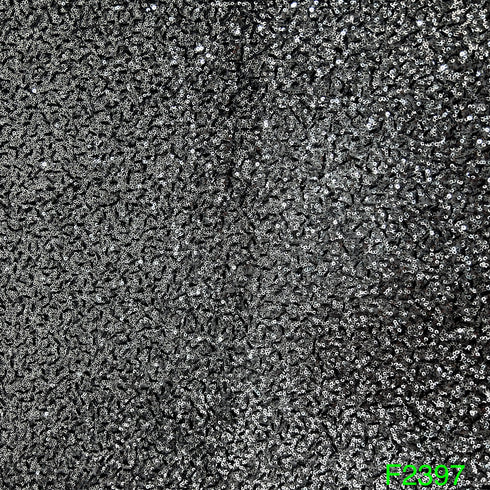 Sequins Cut Dana Work Embroidered Net Fabric - f2397