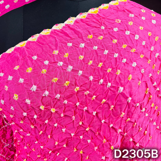 Pure Bandhani Modal Silk Dupatta - D2305