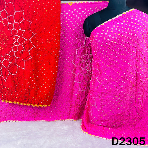 Pure Bandhani Modal Silk Dupatta - D2305