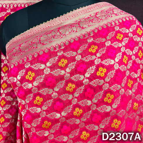 Zari Work Banarasi Georgette Dupatta - D2307