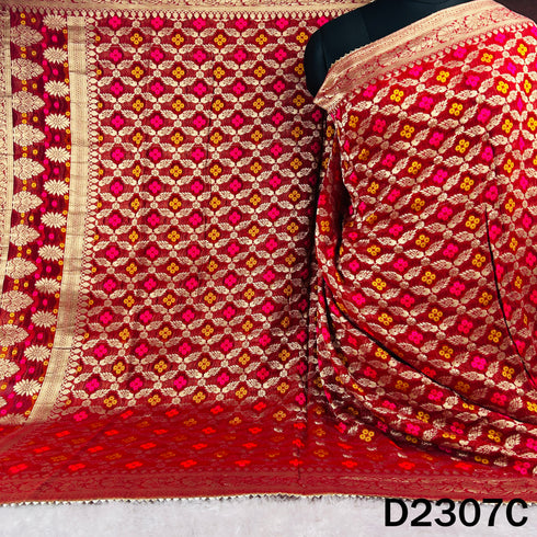 Zari Work Banarasi Georgette Dupatta - D2307