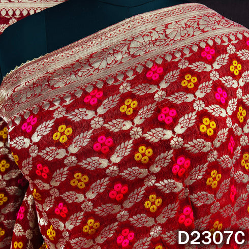 Zari Work Banarasi Georgette Dupatta - D2307