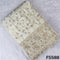 Dyeable Cut Dana Zari Sequins Pearl Embroidered Shimmer Tissue Fabric - F5588