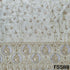 Dyeable Cut Dana Zari Sequins Pearl Embroidered Shimmer Tissue Fabric - F5588