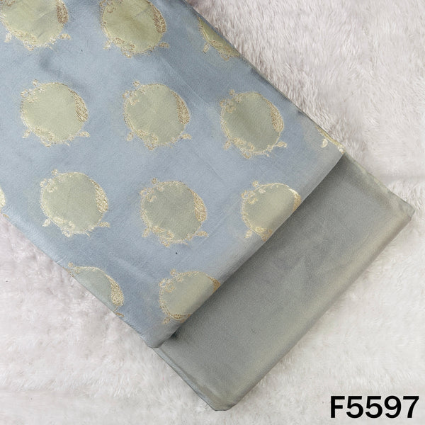 Zari Work Shimmer Tissue Fabric - F5597