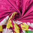Digital Print Thread Sequins Work Crepe Fabric - F5604