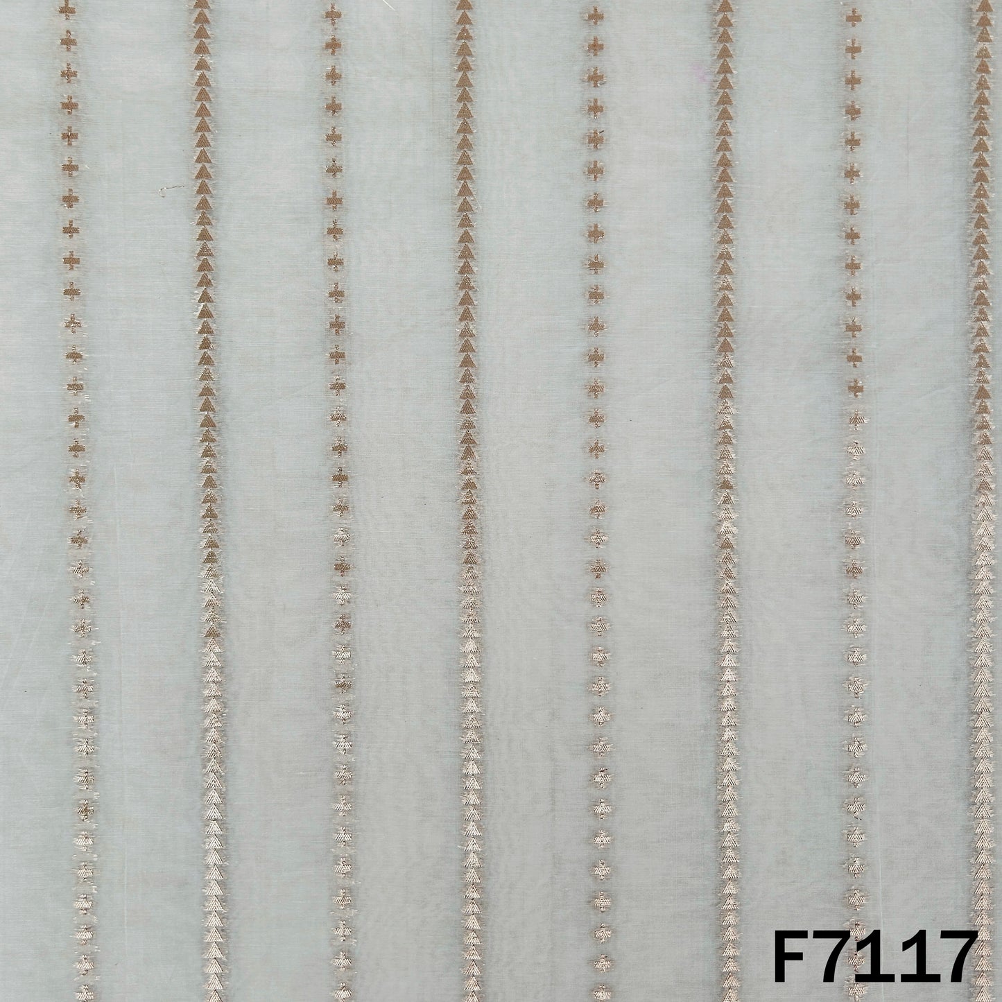 Dyeable Zari Work Chanderi Fabric - F7117
