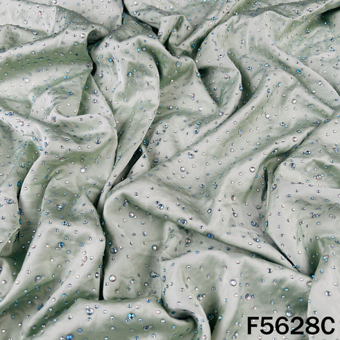 Swarovski Work Armani Satin Fabric - F5628