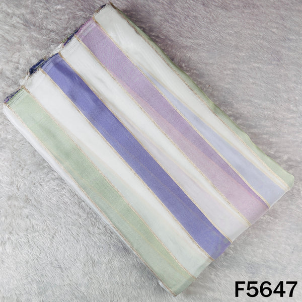 Zari Work Tissue Fabric - F5647