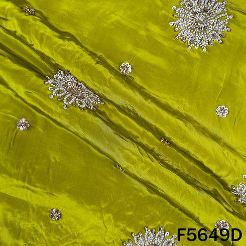 Cut Dana Zari Sequins Work Crepe Fabric - F5649