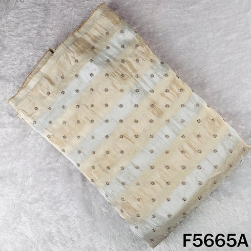 Cut Dana Zari Work Shimmer Tissue Fabric - F5665