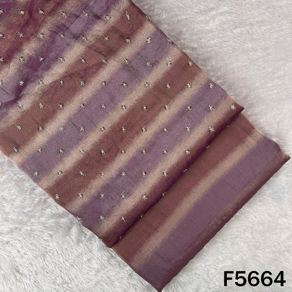 Cut Dana Zari Work Shimmer Tissue Fabric - F5664