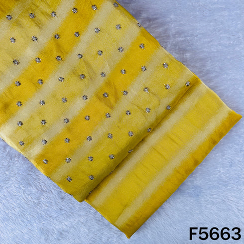 Cut Dana Zari Work Shimmer Tissue Fabric - F5663