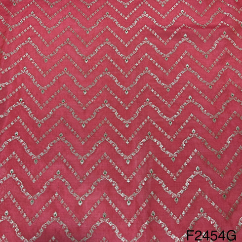 Silk Brocade Fabric-F2454