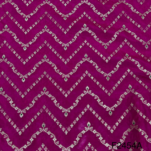 Silk Brocade Fabric-F2454