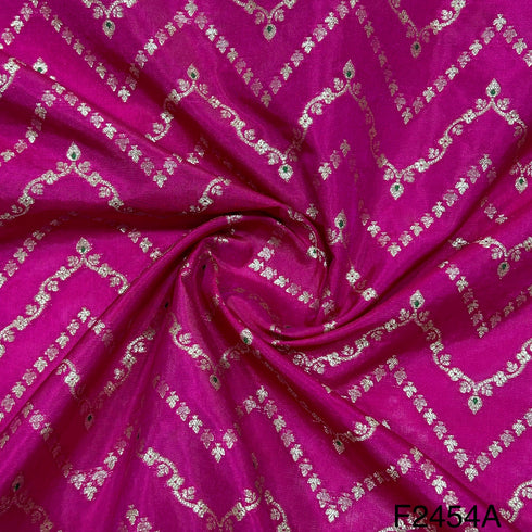 Silk Brocade Fabric-F2454