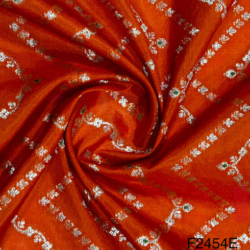 Silk Brocade Fabric-F2454
